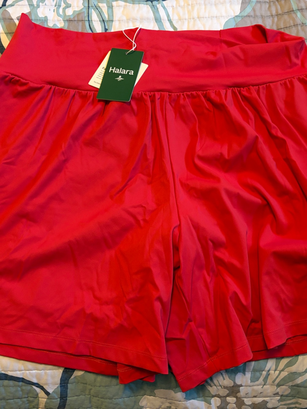 HALARA Red Athletic Shorts